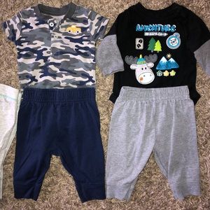 0-3 Month Baby Boy Outfits